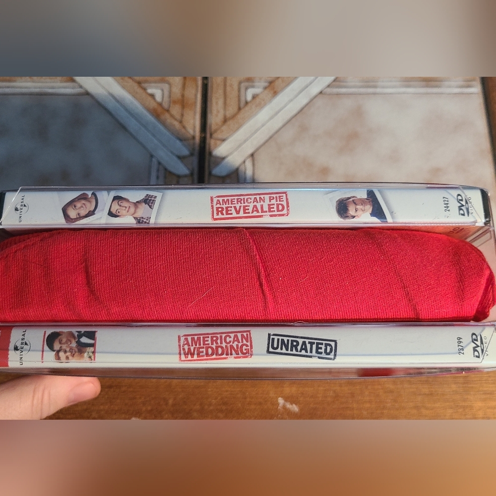 American Pie Wedding DVD Collection Set With T-Shirt, Size Large Never Worn RARE
